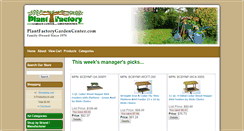 Desktop Screenshot of plantfactorygardencenter.com